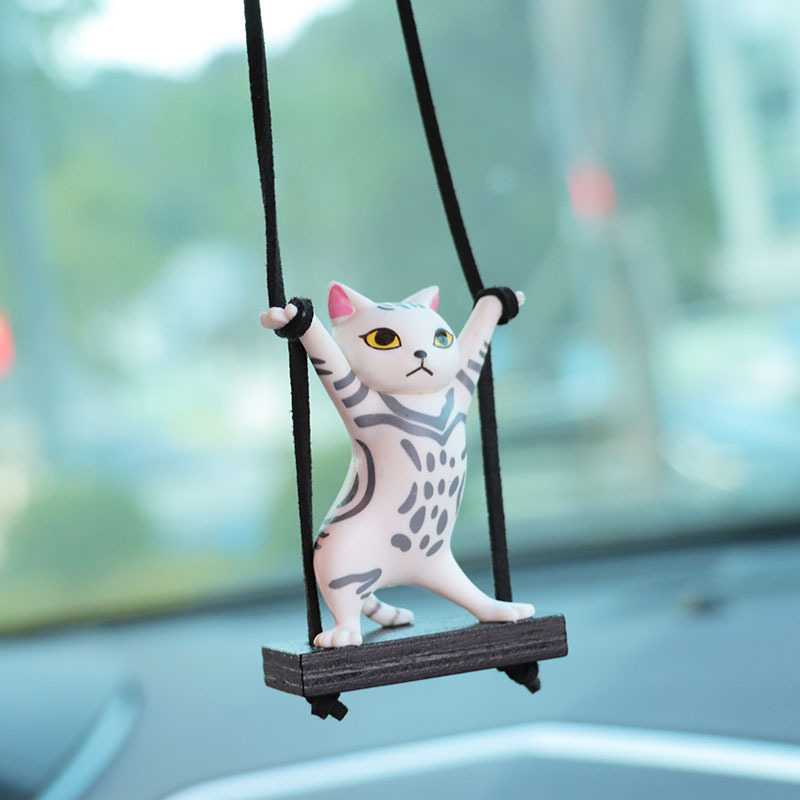 Twisted Waist Cat Car Pendant Car Interior Decoration Supplies Car Pendant Pendant Car Charms Car Supplies Batch