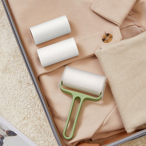 Removable sticky clothing roller for pet hair removal, hair removal, hair replacement paper, dust absorption paper