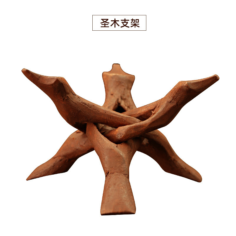 现货 Wicca白鼠尾草烟熏配件贝壳+圣木支架 祭坛仪式用品 图 3