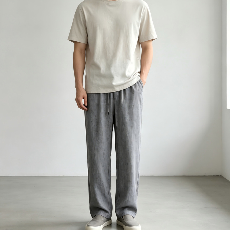 【Men's Linen Pants】26 Summer New Men's Pants, Lightweight Breathable Straight-Leg Loose Casual Long Pants for Men 【Men's Linen Pants】26 Summer New Men's Pants, Lightweight Breathable Straight-Leg Loose Casual Long Pants for Men