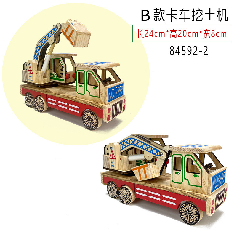 【木の車シリーズ】木のロケットの模型のおもちゃの新型の長征5号のロケットは子供のおもちゃを並べます。|undefined
