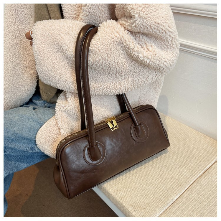Vintage Large Capacity Pu Leather Shoulder Bag For Women_voghion.com
