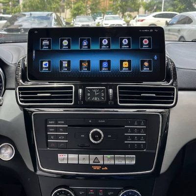 Car display models: LCD instrument cluster, central