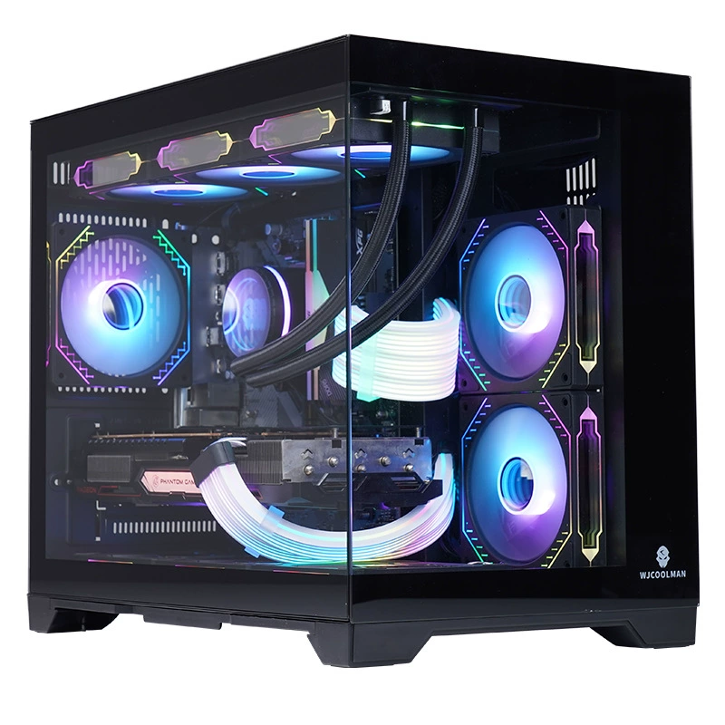 Корпус PC Holy Brave «Sea View Room», mATX, боковое прозрачное окно, водяное охлаждение 360 мм, тематические панели