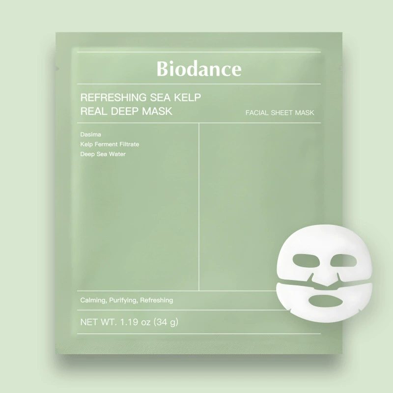 Тканевая маска для лица Biodance Bio‑Collagen, увлажнение и коллаген, одиночные и наборы по 4 шт.