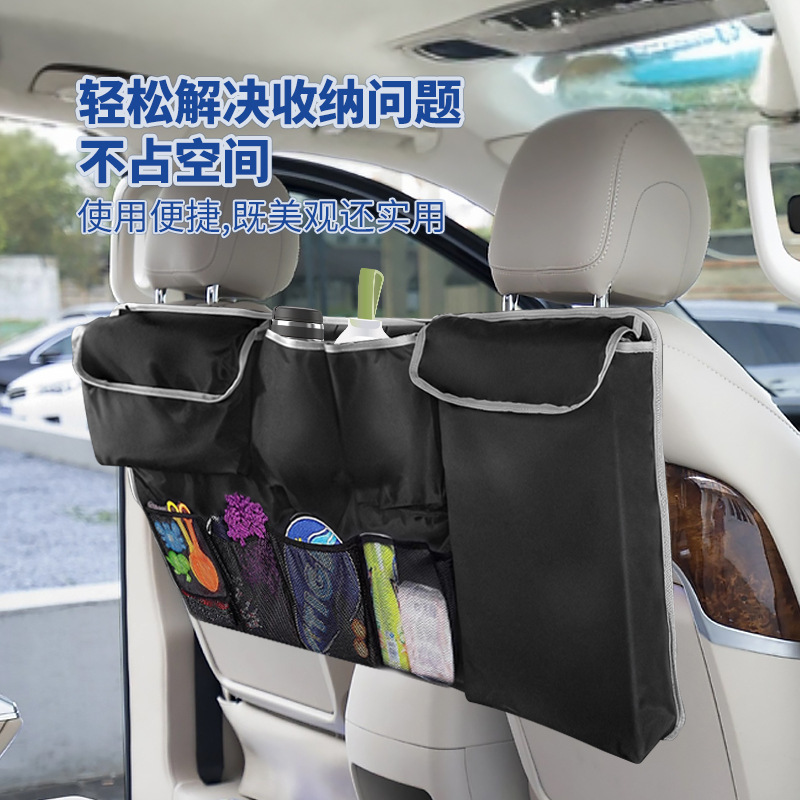 Bolsa de almacenamiento del asiento trasero del automóvil al por mayor Oxford bolsa de almacenamiento colgante bolsa de tela de Oxford