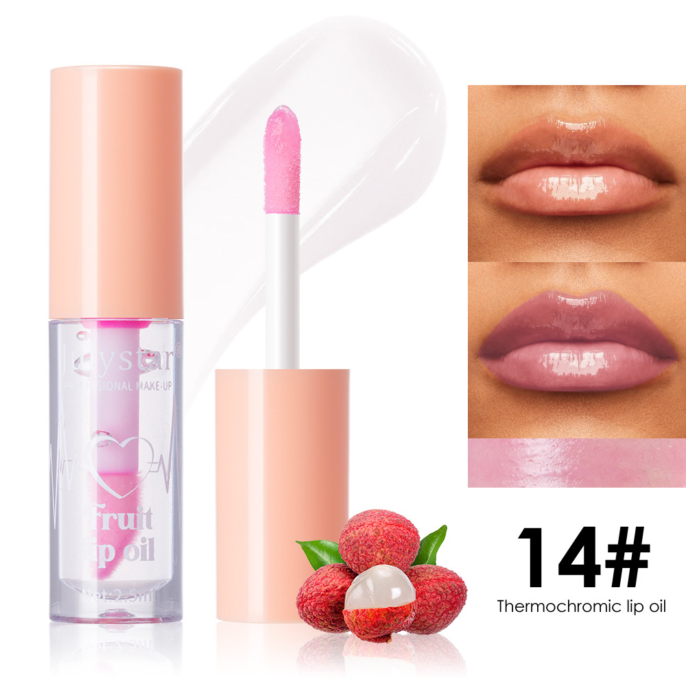 Julystar Fruit-Flavored Mirror Lip Gloss Moisturizing and Hydrating Ten-Color Set Water Gloss Lip Gloss Lipstick Wholesale undefined