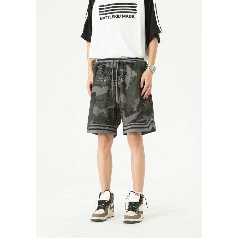 American Retro Camouflage Work Shorts for Men and Women, 2026 Summer New Heavy Embroidery Five-Point Sports Basketball Shorts American Retro Camouflage Work Shorts for Men and Women, 2026 Summer New Heavy Embroidery Five-Point Sports Basketball Shorts