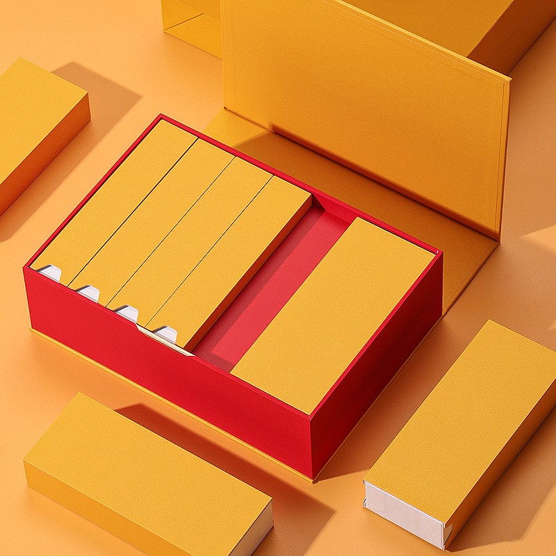 高端武夷岩茶六盒12泡装长泡茶叶礼盒空盒红茶肉桂大红袍空包装盒