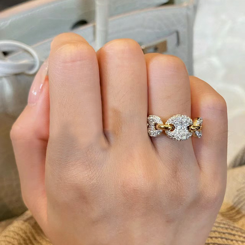 Rings Classification Wholesale Jewelry Casual Star Copper Zircon Inlay Rings
