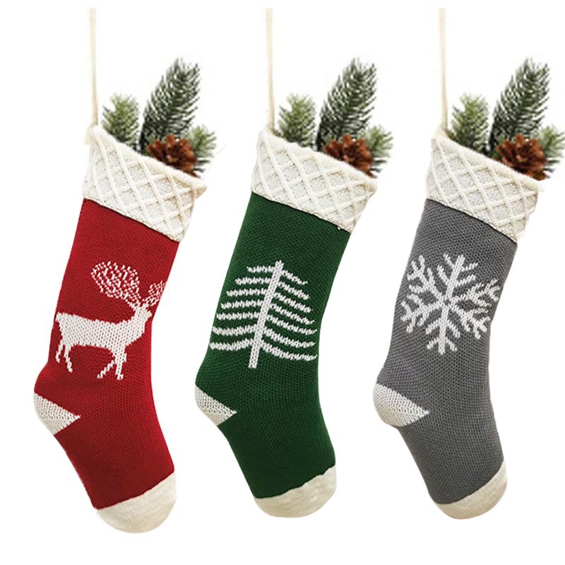 Christmas Fashion Christmas Tree Snowflake Elk Acrylic Party Christmas Socks display picture 3