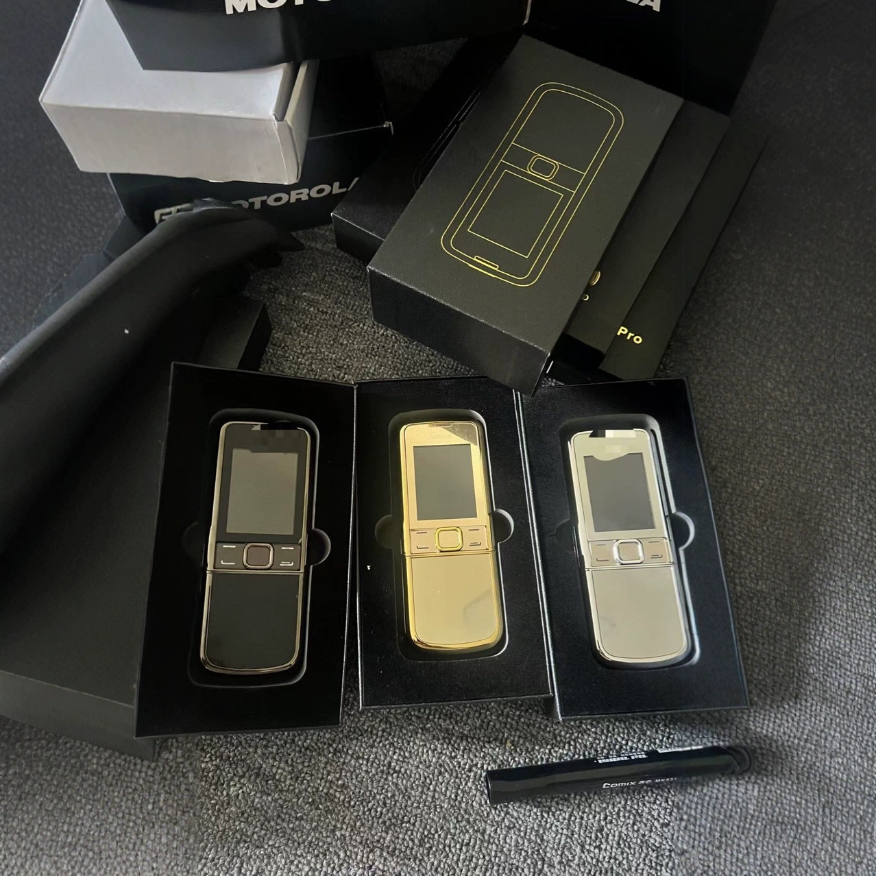Nokia 8800 sürüşməli mobil telefon, ehtiyat hissə və təmir üçün