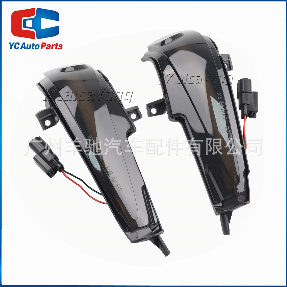 Indicador de señal del espejo retrovisor LED dinámico de flujo de agua adaptado para Honda Civic Mk8