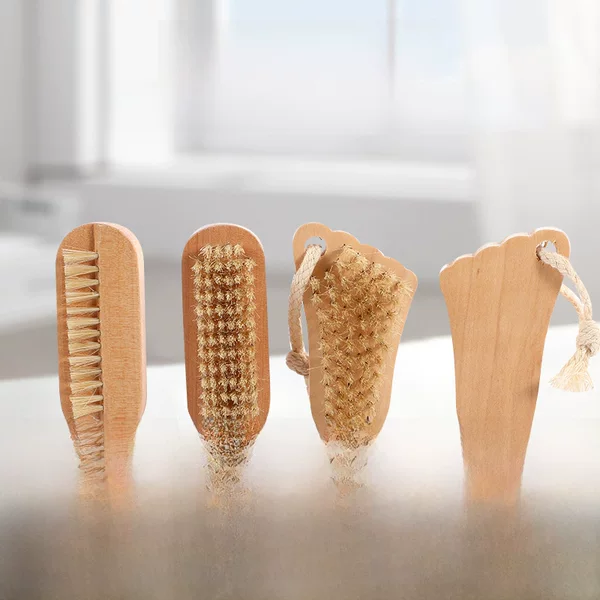 Hemu pig brush single face wash brush small face brush Hemu bath brush wholesale scrub brush cleaning supplies nail brush
