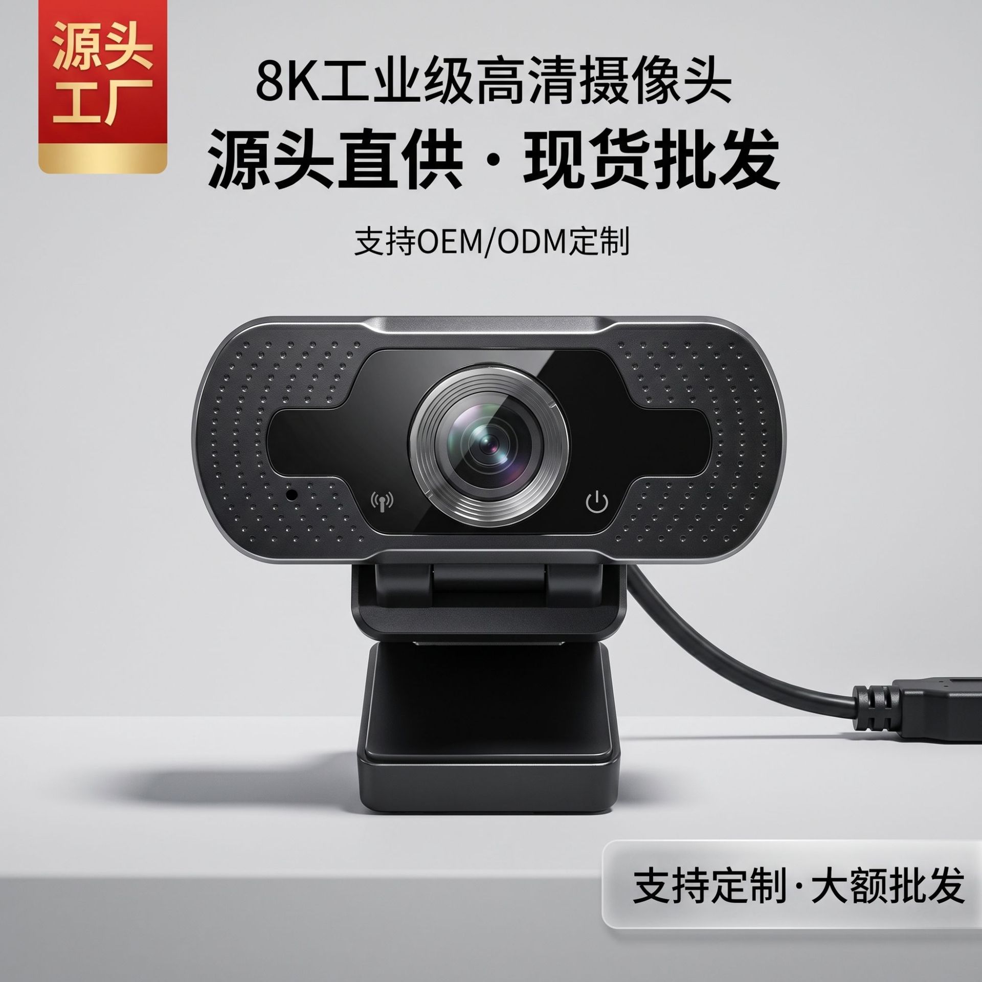 跨境爆款高清1080P电脑笔记本网络摄像头带麦克风家用办公视频机