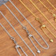 S999 Foot Silver Necklace Female Chopin Chain Adjustable Pull Love Chain Tail High Sense Gold Plated Sterling Silver Necklace Wholesale
