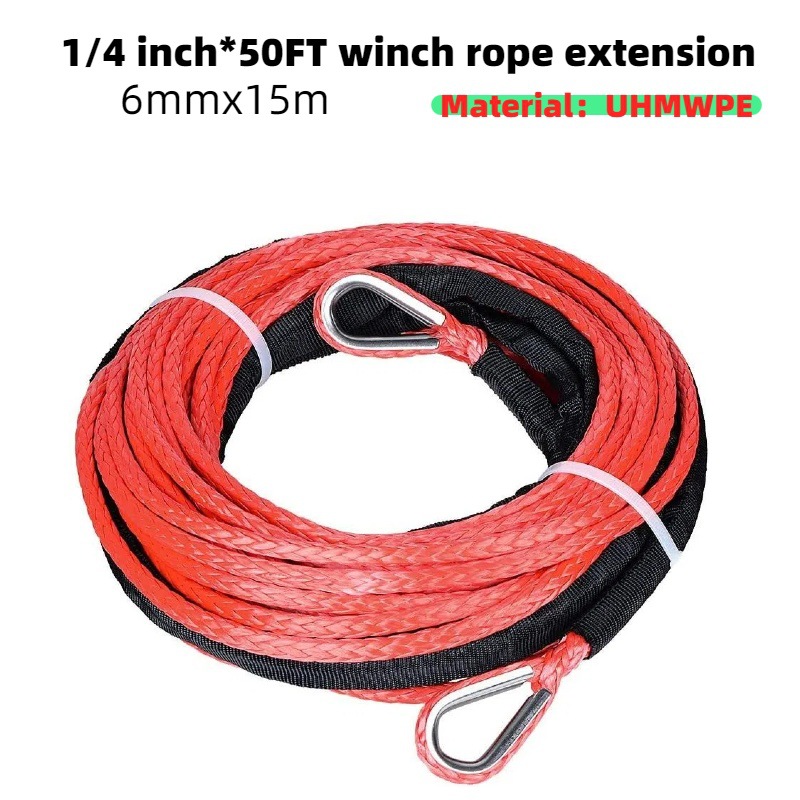 Red 6mm* 15m extension cord