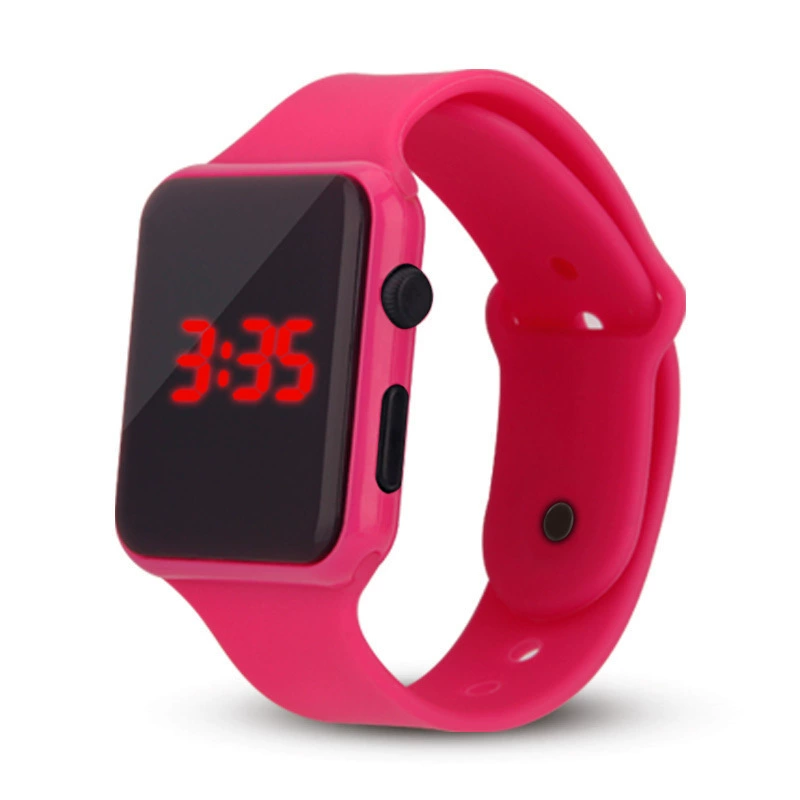 Trend digital watch, square electronic mirror for students, internet celebrity