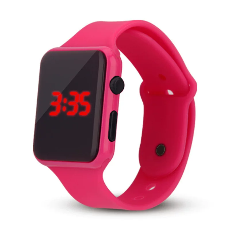 Trend digital watch, square electronic mirror for students, internet celebrity