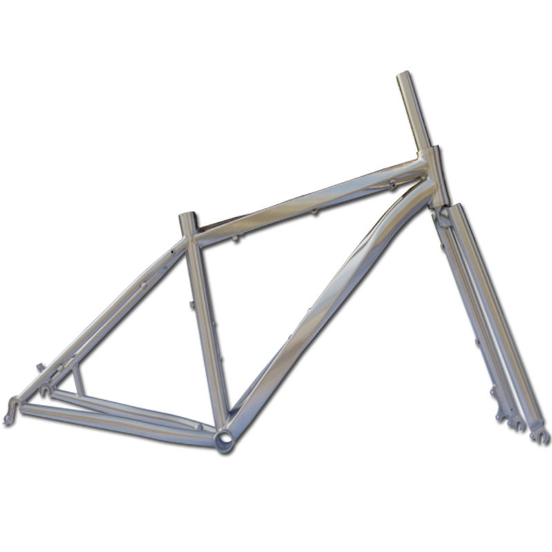 Haofutan Titanium alloy frame twist tube spiral pipe mountain road frame Titanium frame