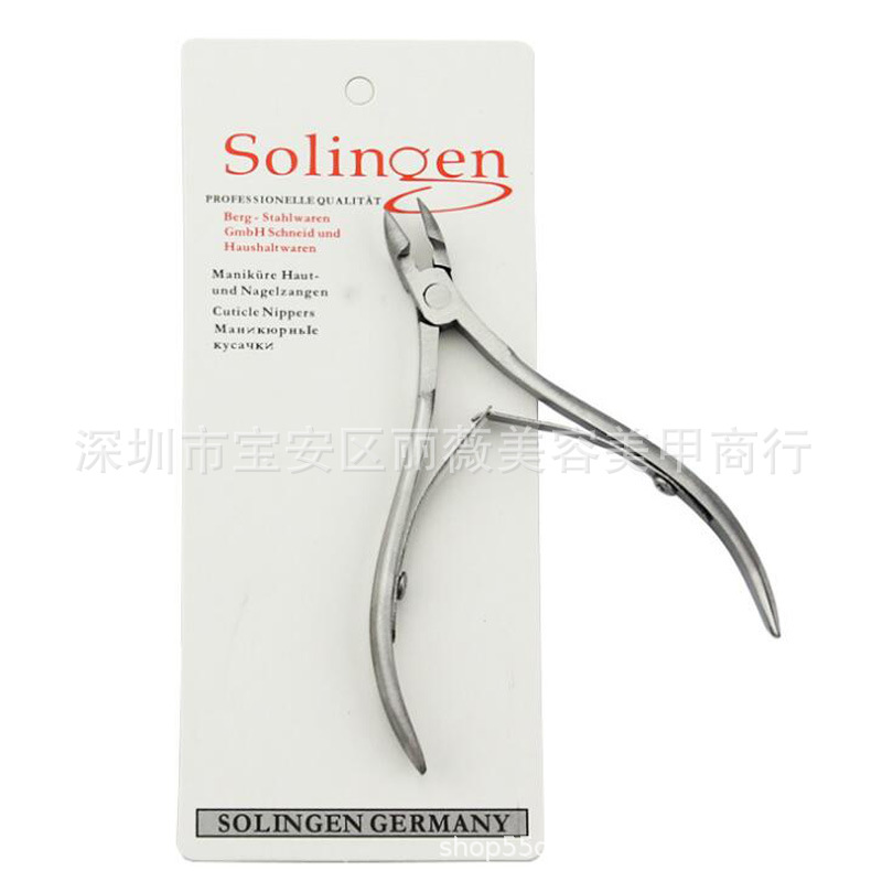 Exfoliating pliers for manicure stainless steel