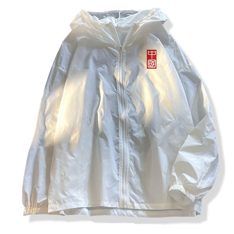 Clothing men's 2023 new summer tide brand ice silk breathable quick-drying light outdoor sports fashion coat 12