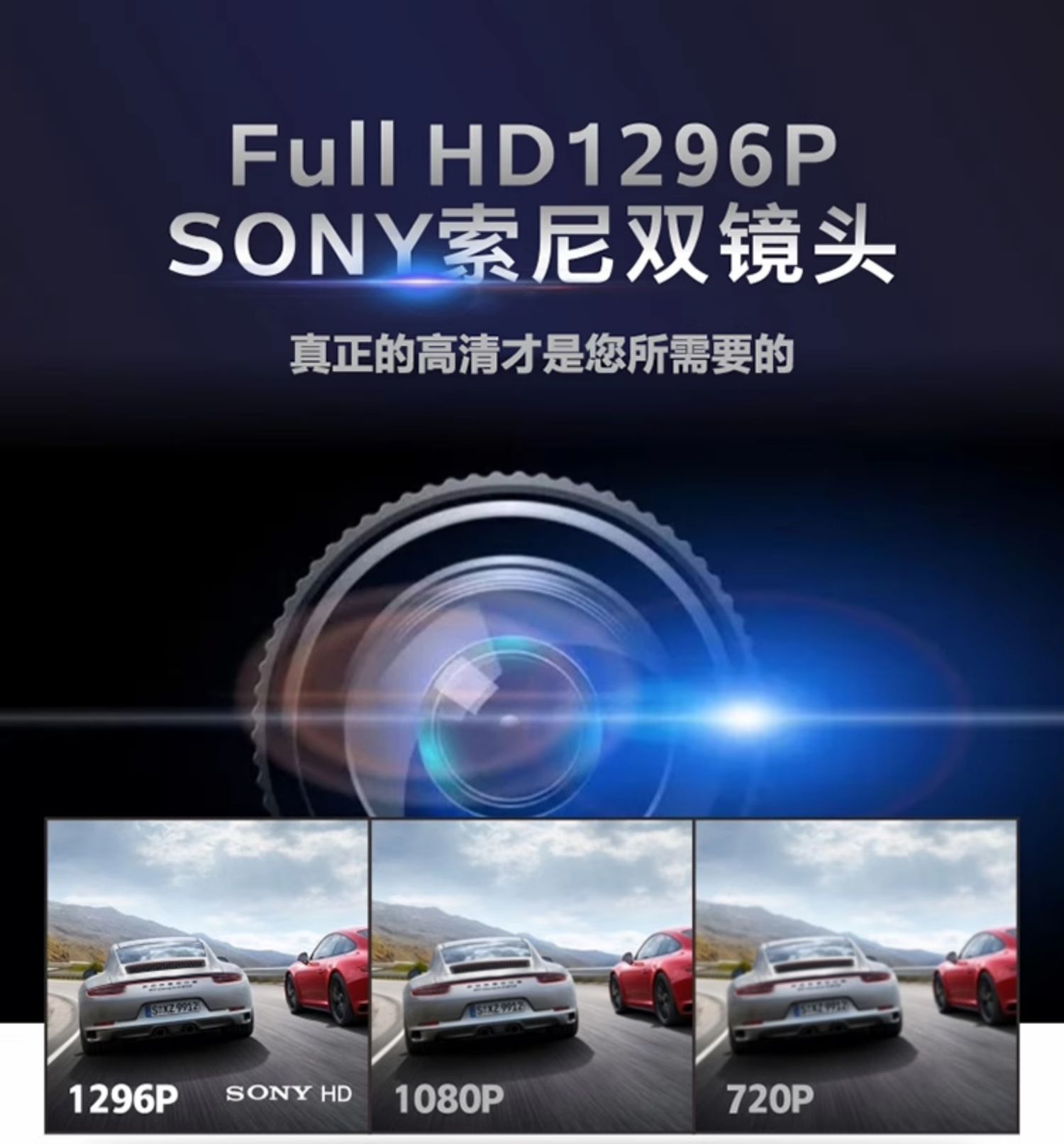 New Inch Full-Screen Driving Recorder, Front and Rear Dual Recording, High-Definition Streaming Media, Rearview Mirror, Navigation and Reversing All-In-One Machine