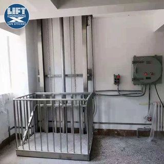 定制单轨液压货梯药厂货梯 食品厂升降平台 不锈钢防爆货梯升降机