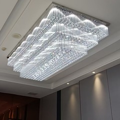 ホテルクリスタルランプ宴会場シャンデリアロビー天井ランプホテルヴィラリビングルームジュエリーショップクラブ中山照明