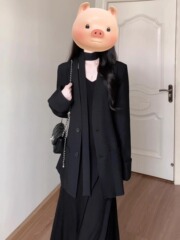 休闲无领西装外套女2025新款百搭春秋气质名媛时尚感漂亮小西服薄