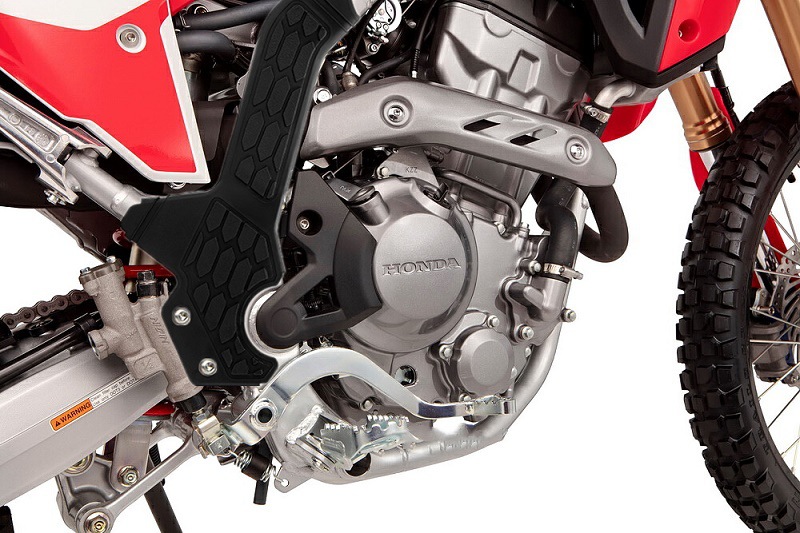 Off-road motorcycle modification accessories are suitable for Honda CRF300L special frame scratch protection board