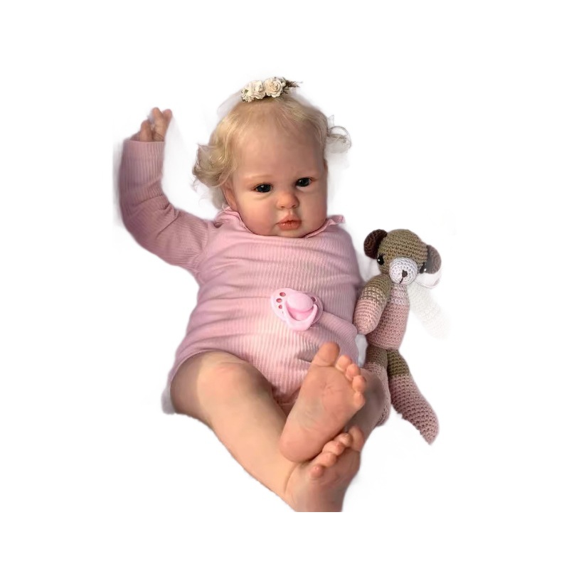 NPK 60 cm muñeca de bebés renacidos Ellie vena filamento de sangre visible fuente transfronteriza