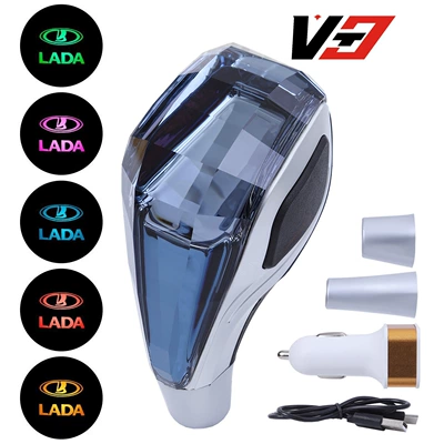 Foreign Trade Car Modification Luminous | Cab and accessories - lada-blue-crystal-glow