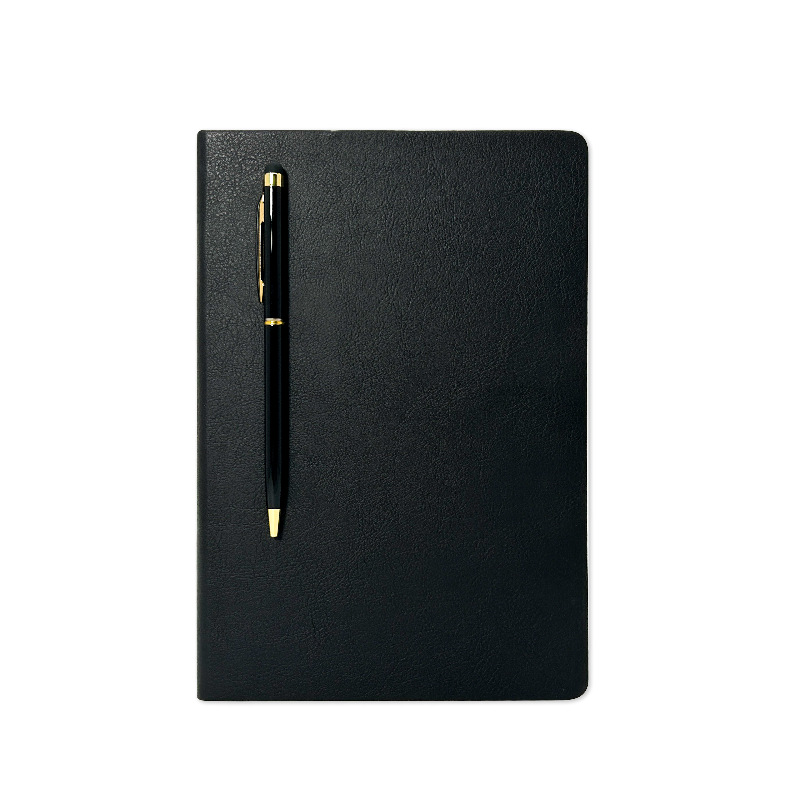 Cuaderno magnético creativo personalizado a5 cuaderno grueso de alto valor facial cuaderno de notas de papelero al por mayor pluma de hierro absorbida