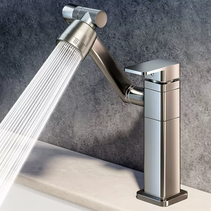 全铜面盆冷热水龙头洗手盆台盆招财猫卫生间浴室洗手池万向水龙头