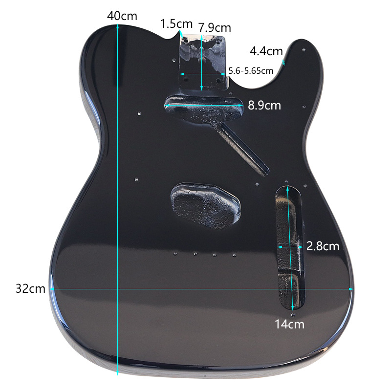 Cuerpo de la guitarra eléctrica Sunset color cuerpo de la guitarra solo-Shake accesorios de instrumentos musicales modificados DIY cuerpo de la guitarra eléctrica