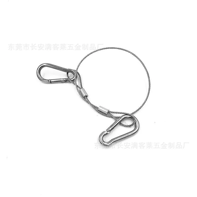 Фабрика 201/304/316 обработка троса из нержавеющей стали с резиновым покрытием установка троса/клемма добавление троса