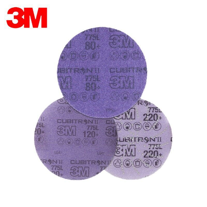 3M775L砂纸-3M775L紫旋风陶瓷砂纸-775L80目-400目砂碟