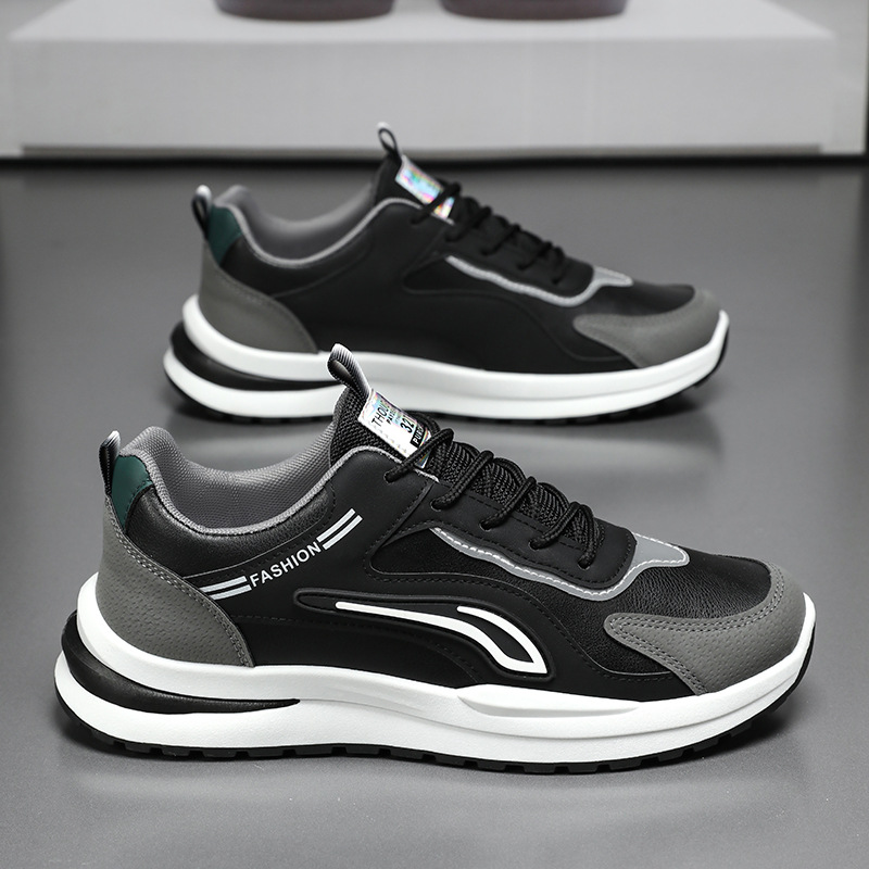 2025 zapatos de invierno para hombres nuevos zapatos deportivos transpirables de moda para hombres con suela gruesa antideslizante zapatos de skate casuales zapatos de papá