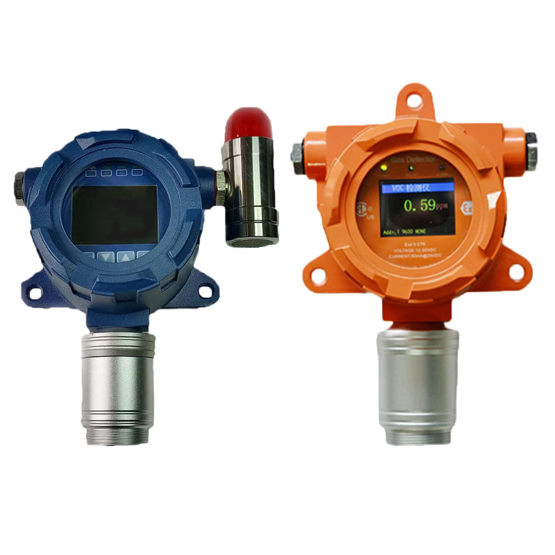 固定式带显示流通式扩散式氧气检测仪控制器报警器模块浓度检测仪