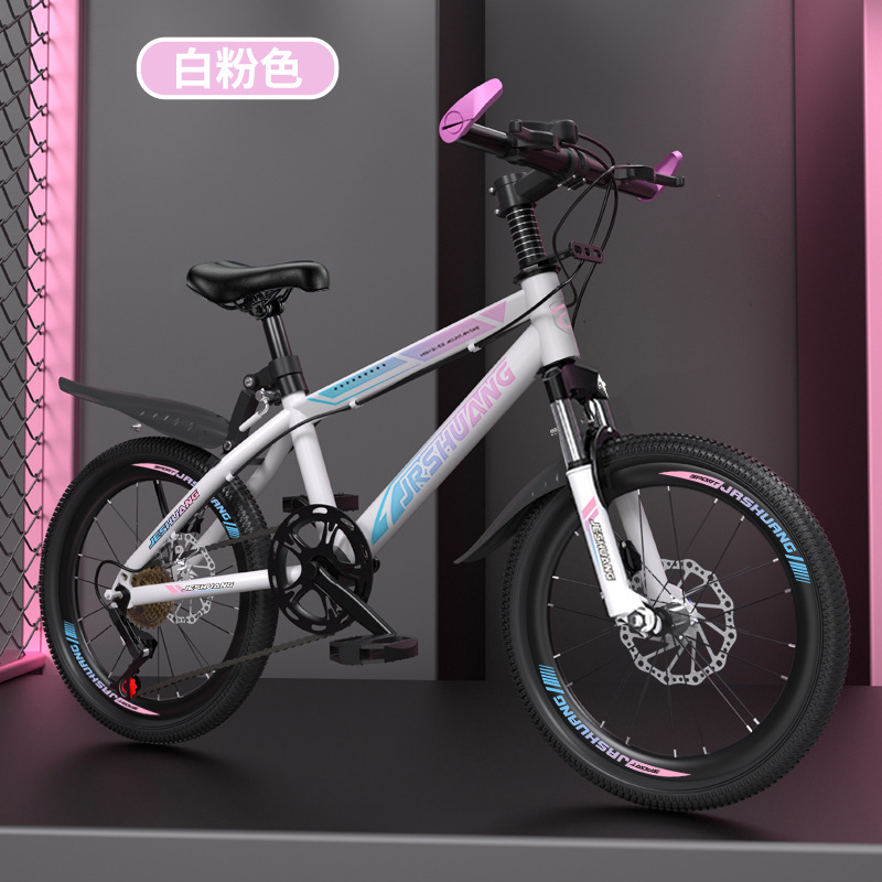 Bicicleta de montaña adolescente niño niña bicicleta amortiguador de freno de goma de cambio de velocidad ligera montar freno sensible image 28