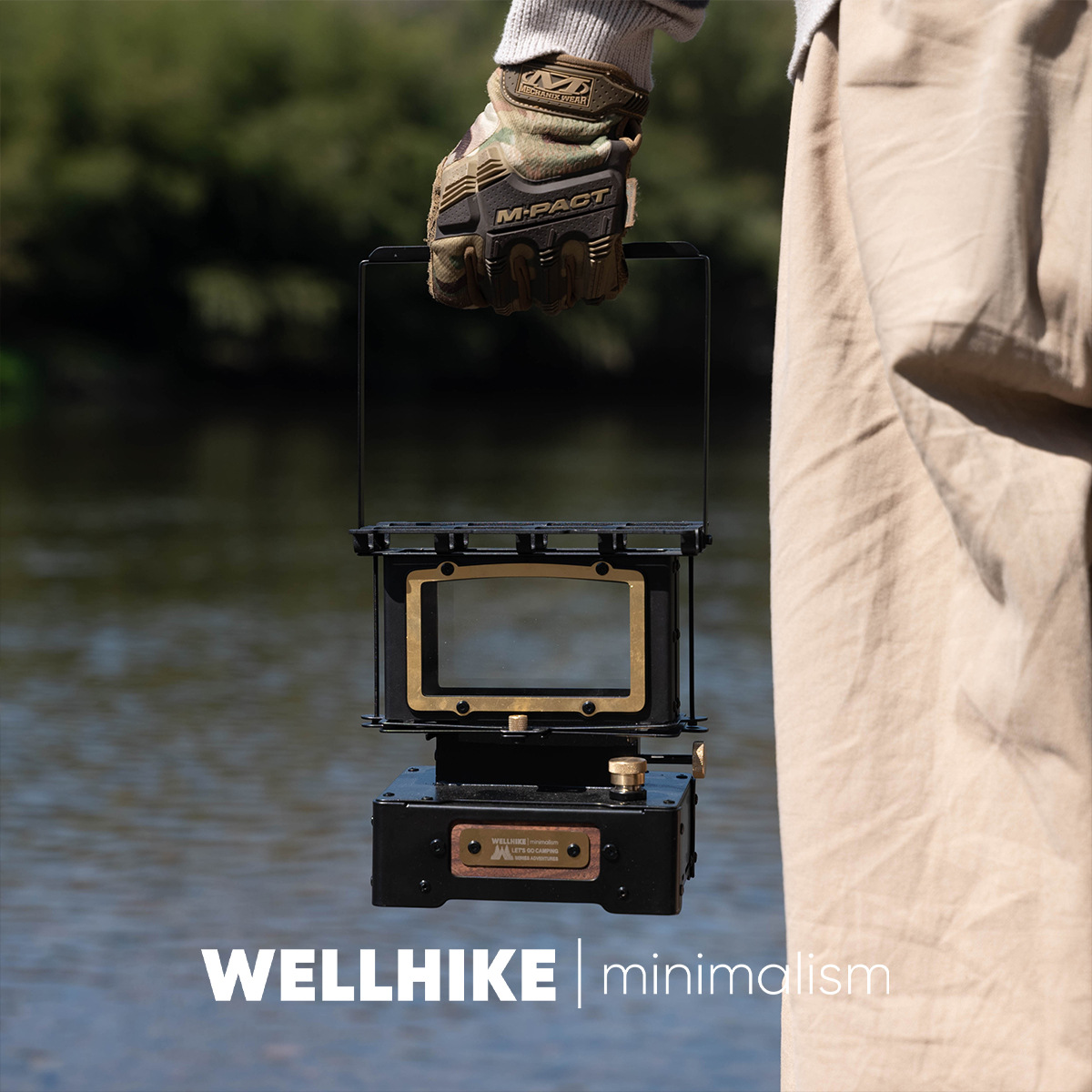 ウェルハイク屋外観火炉瑠璃灯灯油炉ミニ炉煮茶炉小型ストーブキャンプ炉