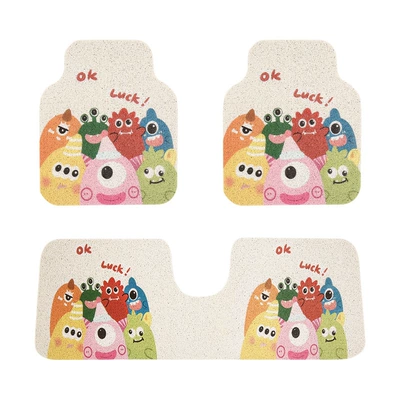 Universal Foot Pad: cartoon cute car mat floor