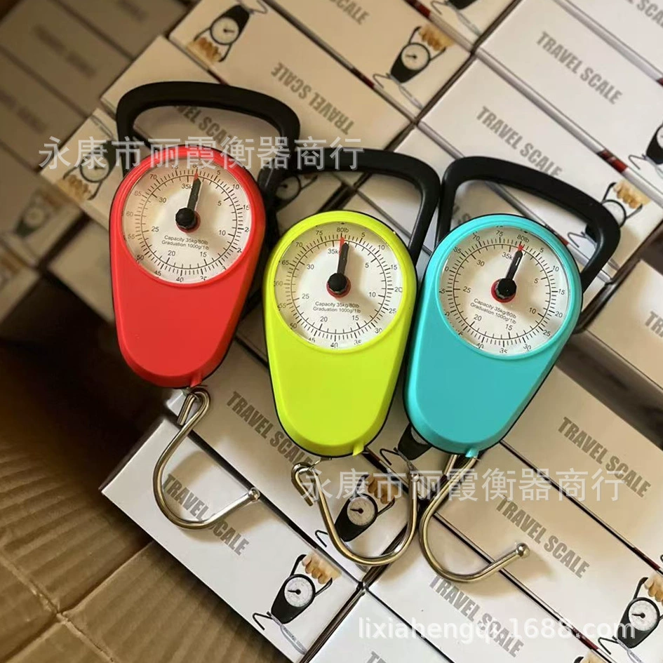 Механические весы-рулетка для путешествий, портативные весы для Amazon, до 35 кг, для рыбалки и работы с краном