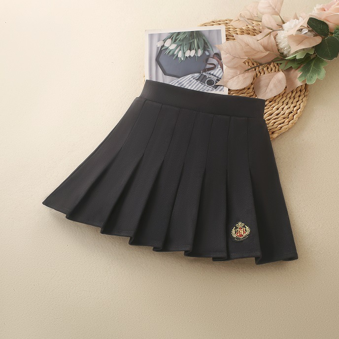 Black woolen material (safety pants, elastic waist) / Size 110 (suitable for around 100cm)