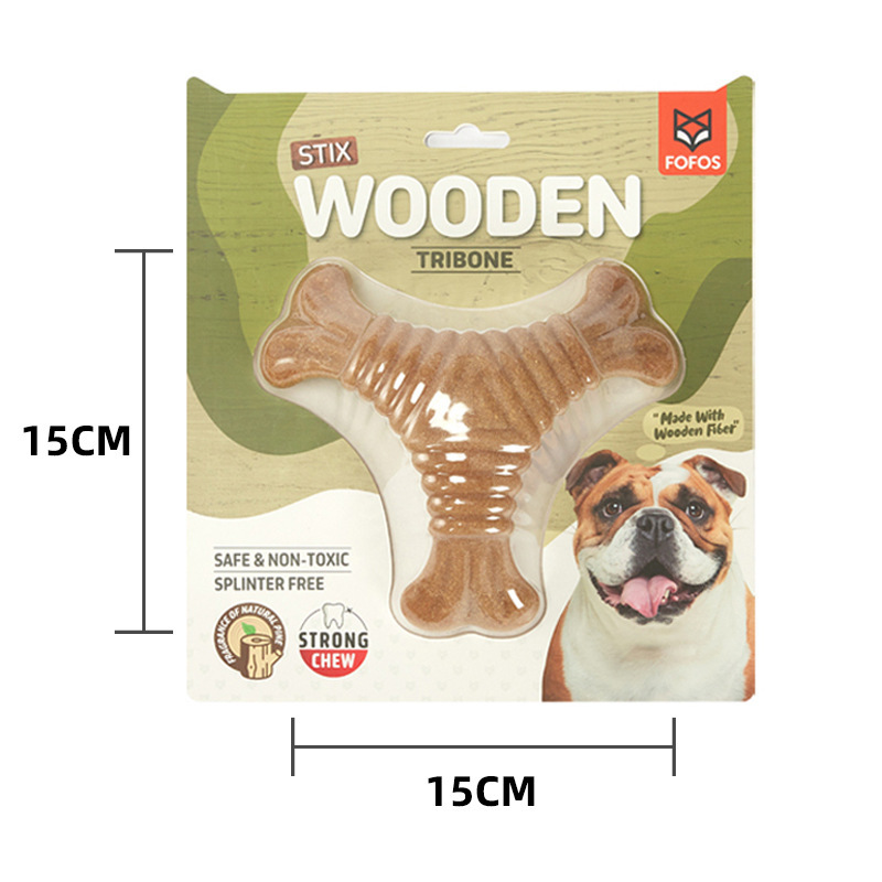 FOFOS二匹の福狸犬のおもちゃは歯磨き棒で歯磨きをします。|undefined