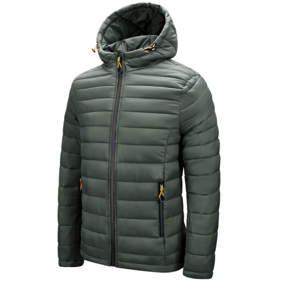Autumn and winter clothing lightweight cotton-padded clothes men's volleyball bone clothing youth in stock ordinary casual fit solid color coat cross-border e-commerce