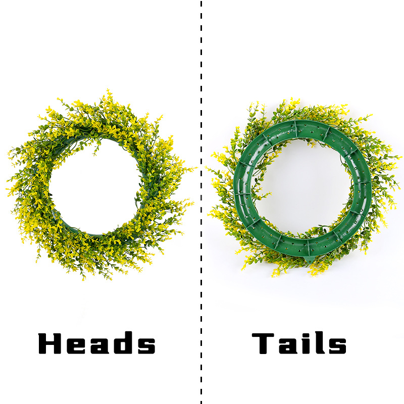 Primavera guirnalda primavera eucalipto guirnalda 2024 transfronteriza simulación guirnalda puerta colgando decoración del hogar al por mayor