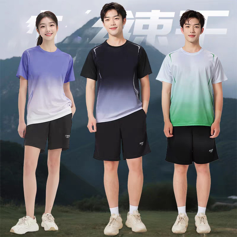 Badminton Clothing, Sports Suit, Running Clothing, Men's and Women's Fitness Clothing, Cycling Training, Morning Running Clothing, Quick-Drying Tennis