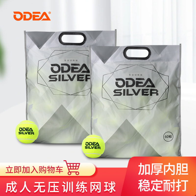 ODEA Odil Tennis Beginners Training Ball Durable Dd2/SILVER Training Tennis in Stage